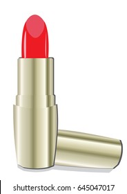 Red lipstick