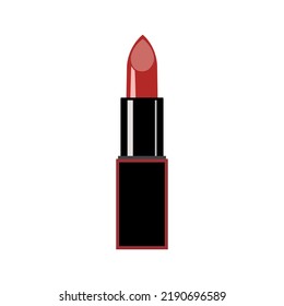 Red lipstick with black packaging 