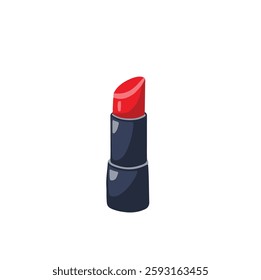 Red Lipstick, Hand Drawn Vector Illustration