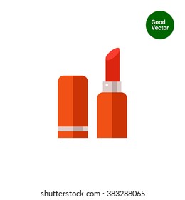 Red lipstick icon