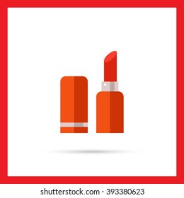 Red lipstick icon