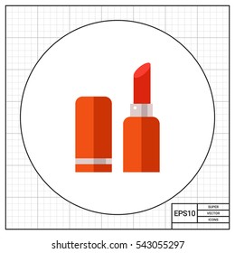 Red lipstick icon