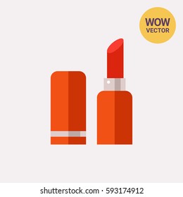 Red lipstick icon