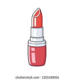 Red lipstick isolated