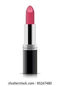 Red Lipstick isolated on a white background