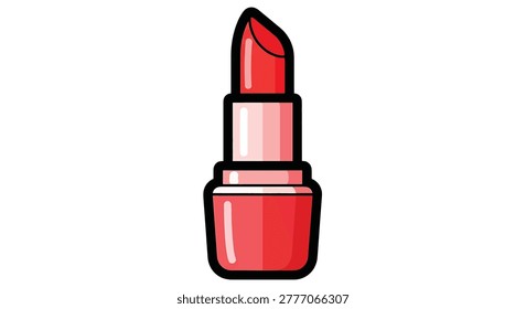 A red lipstick in a tube