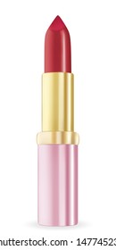  Red lipstick vector EPS-10