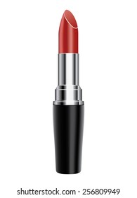 Red lipsticks vector isolated on white