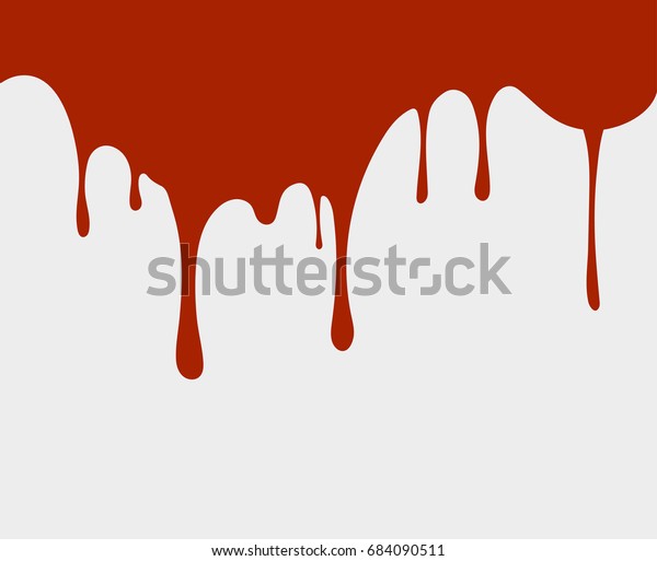 赤い液体がこぼれて壁に流れる ベクターイラスト のベクター画像素材 ロイヤリティフリー