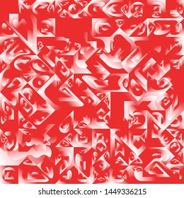 Red Liquid Geometric Background Design, Fluid Gradient Geometric Backdrop Shapes Art Composition, Futuristic Minimal Design Poster, Abstract Fest Creative Template