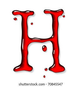 Letra roja líquida