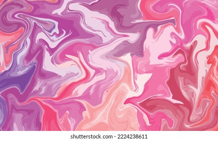 Pintura de fondo de pintura líquida roja marbling abstracta