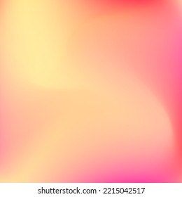 Red Liquid Neon Vibrant Smooth Surface. Yellow Trendy Orange Bright Warm Swirl Gradient Mesh. Pastel Sunrise Color Watercolor Sunset Background. Flow Fluid Curve Peach Pink Gradient Background.