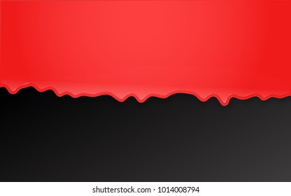 Fondo de pintura líquido rojo. Fondo del vector abstracto