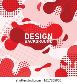 Red liquid splash vector graphic background perfect for decoration, wallpaper, etc 