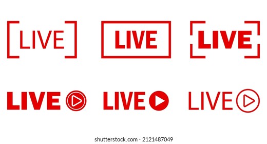 Marco rojo vivo, gran diseño para cualquier propósito. Video en línea. Plantilla de reproductor de vídeo. Ilustración vectorial. imagen de stock.