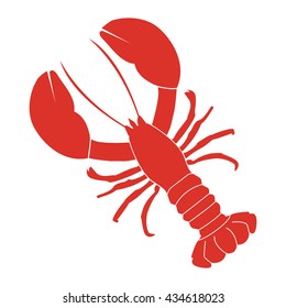 Red Lobster Isolated Icon