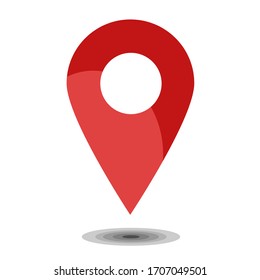 red location icon - From Map, Navigation, and Location Icons set