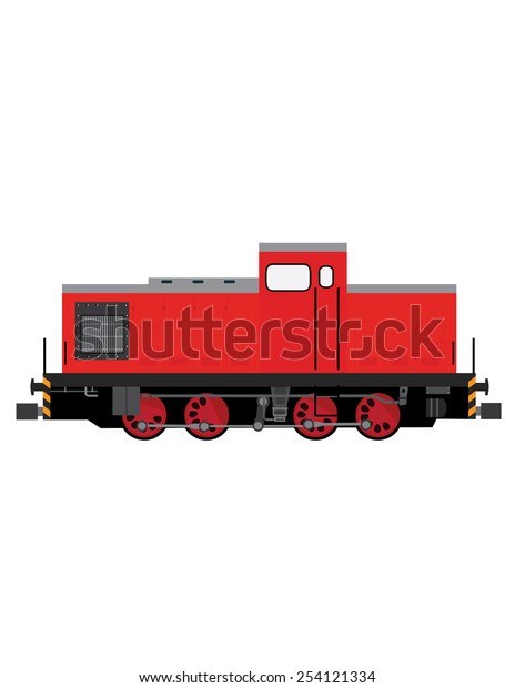 Red locomotive vector, old locomotive,\
transportation, children toy\
locomotive