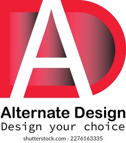 red logo for company name
