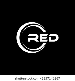 RED Logo Design, Inspiration for a Unique Identity. Modern Elegance and Creative Design. Watermark Your Success with the Striking this Logo.