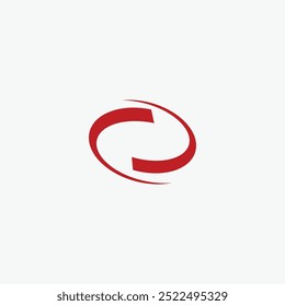 Red Logo element fully editable vector template