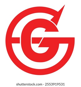 red logo with letter q icon