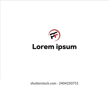 Logo rojo en un fondo negro, gran parte del logotipo de tecnología moderna ilustración de diseño de tecnología digital, logotipo de hojas verdes redondeadas, iconos del hospital, Vs contra firmar el logotipo de la carta de la empresa 3d,