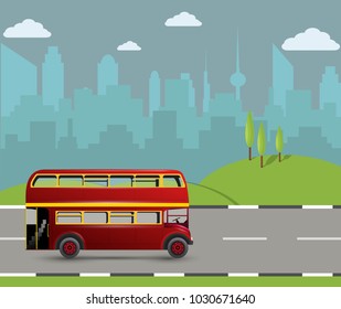 A Red London Doubledecker Bus