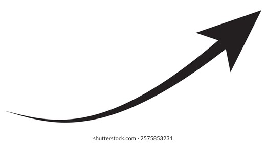 Red long arrow icon isolated on white background. Long arrow vector, icon. Red horizontal arrow. Straight long arrow vector icon.