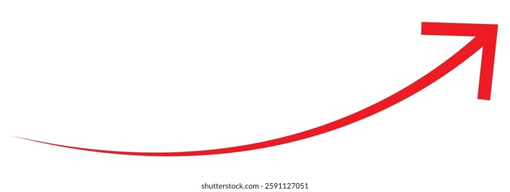 Red long arrow icon isolated on white background. Long arrow vector, icon. Red horizontal arrow. Straight long arrow vector icon. - Powered by Shutterstock - Get 15% off with code: PIKWIZARD15