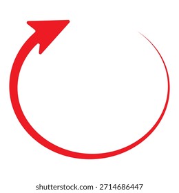 Red long curved arrow pointing to right . Red long curved arrow. Red curved arrow. arrows icon for your website, design, logo, app, UI., curved sign.