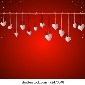 red love background vector