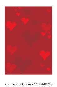 red love design with background texture abstract vector eps 10