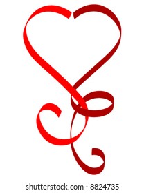 Red love heart