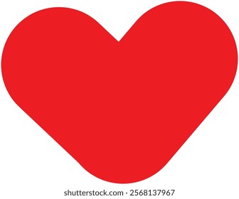 Red love heart symbol icon.  Love illustration with solid heart vector and outline،heart, valentine, love day, heart design, red heart symbol, vector, solid, outline, illustration, banner, isolated, d