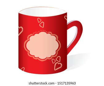A Red Love MUG in Action