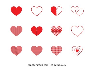 red love vector image design
