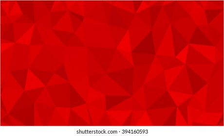 Red low poly background