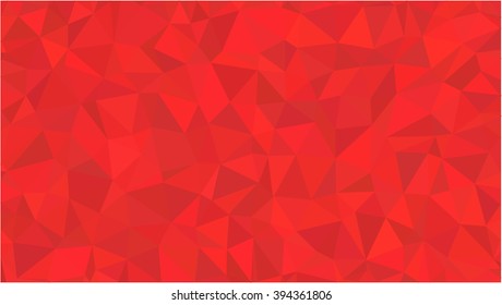 Red low poly background