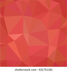 Red low poly beautiful background