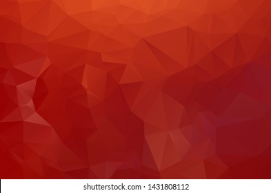 Red Low poly crystal background. Polygon design pattern. environment green Low poly vector illustration, low polygon background.