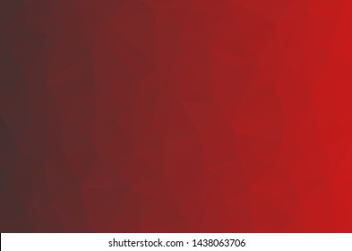 Red Low poly crystal background. Polygon design pattern. red Low poly vector illustration, low polygon background.