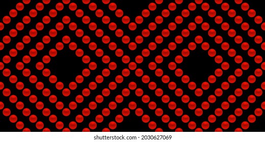 Red luxury background with beads. Vector illustration. 
