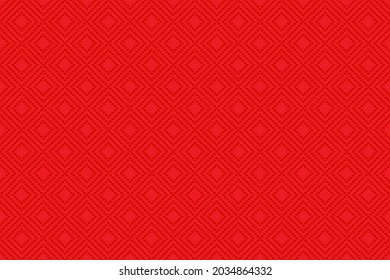 Red luxury background with beads. Vector illustration. 