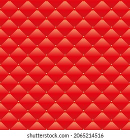 Red luxury background with beads. Vector illustration. 