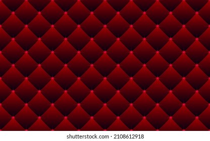 Red luxury background with crystals and rhombuses. Vector illustration. 