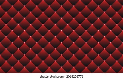 Red luxury background with crystals. Vector illustration.