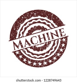 Red Machine distressed rubber texture