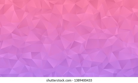 Red and magenta abstract mosaic background with polygonal design, vector illustration template